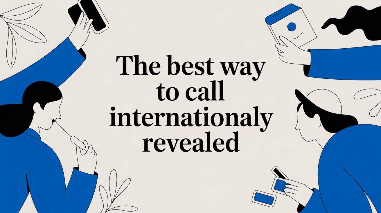 كشف أفضل طريقة لإجراء مكالمات دولية