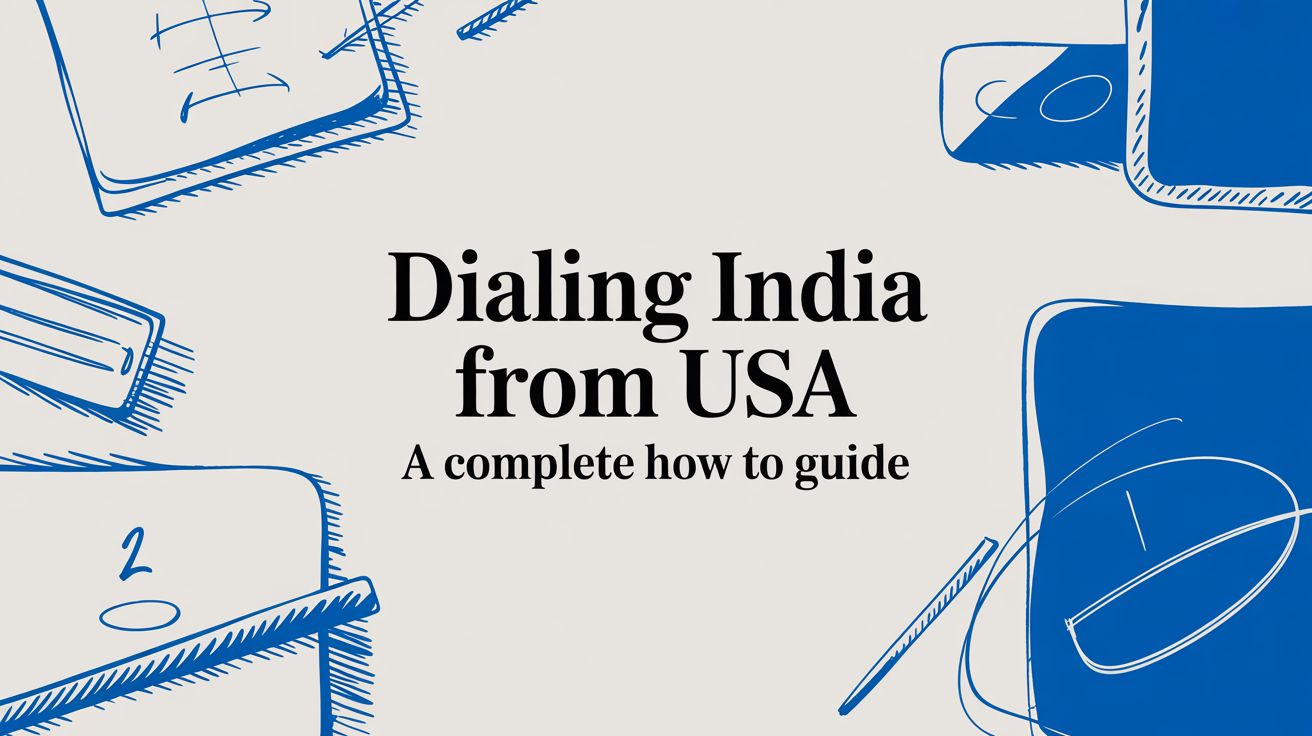 Anrufen nach Indien aus den USA — Ein kompletter Leitfaden