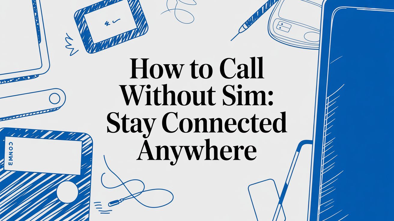 SIMカードなしで電話をかける方法：旅行者のための実践ガイド