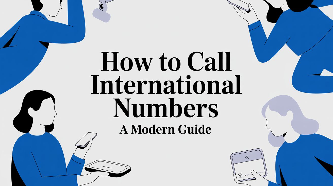 How to Call International Numbers A Modern Guide