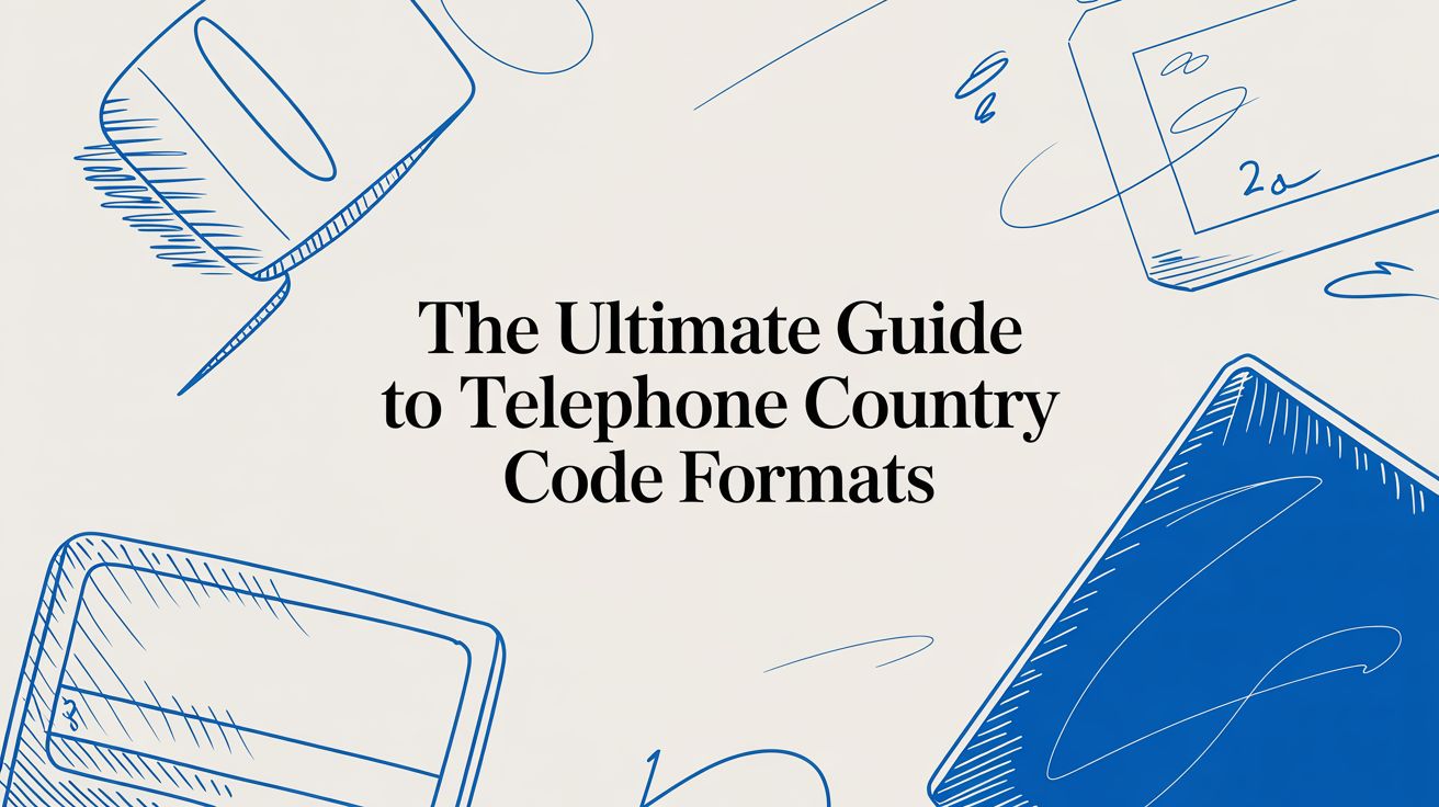 Der ultimative Leitfaden zu Ländervorwahl-Formaten