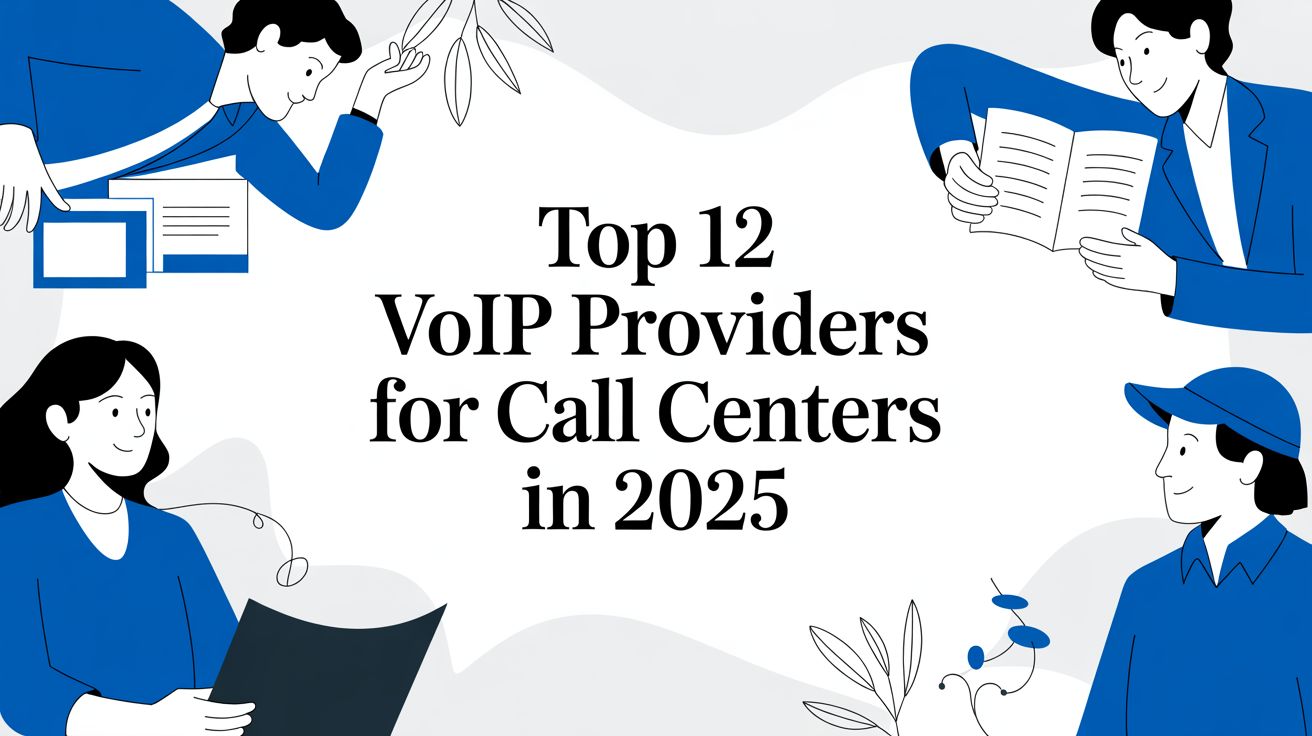 Top 12 des fournisseurs VoIP pour centres d'appels en 2025
