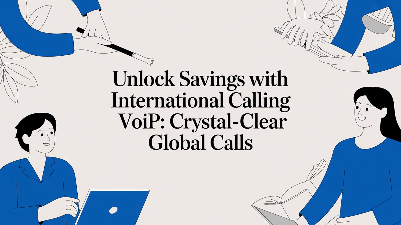 Unlock Savings with international calling voip: Crystal-Clear Global Calls