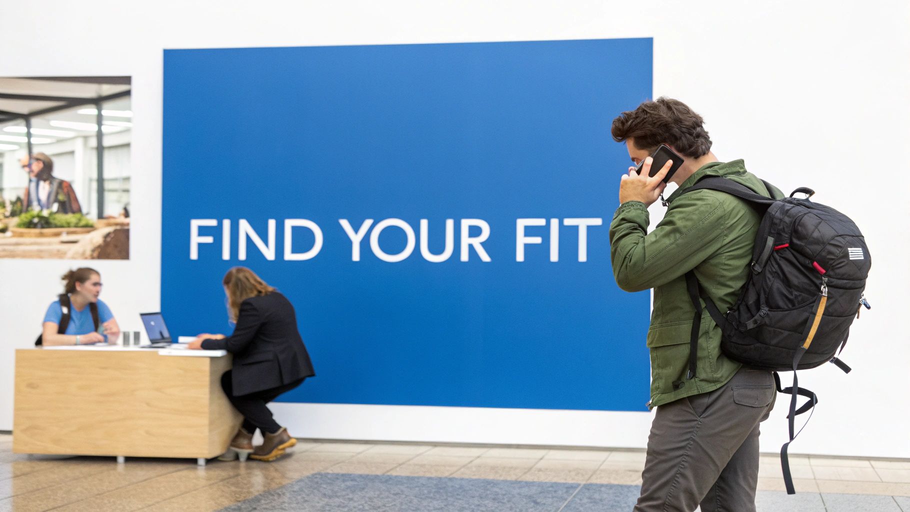 A person sitting comfortably on a sofa while making an international video call on their smartphone.