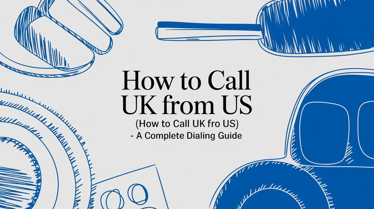 米国から英国へ電話をかける方法：完全ガイド