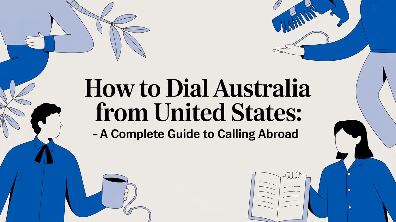 米国からオーストラリアへ電話をかける方法 — 海外通話の完全ガイド