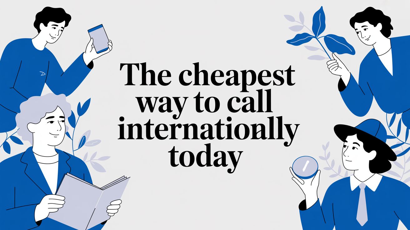 The Cheapest Way to Call Internationally Today