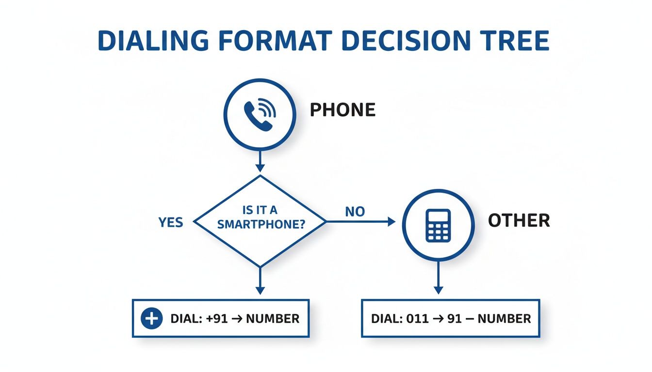 米国からインドへの通話に関するインフォグラフィック
