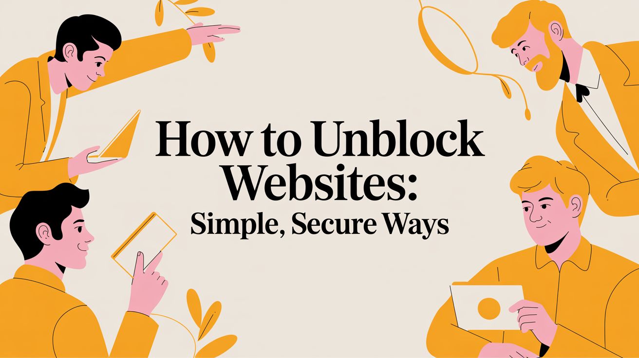 كيفية فك حظر المواقع: طرق بسيطة وآمنة
