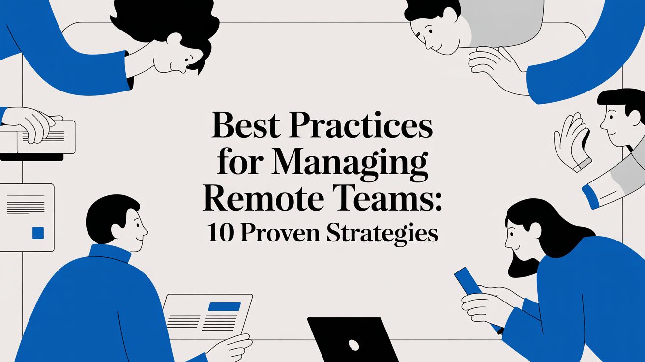 Bonnes pratiques pour gérer des équipes à distance : 10 stratégies éprouvées