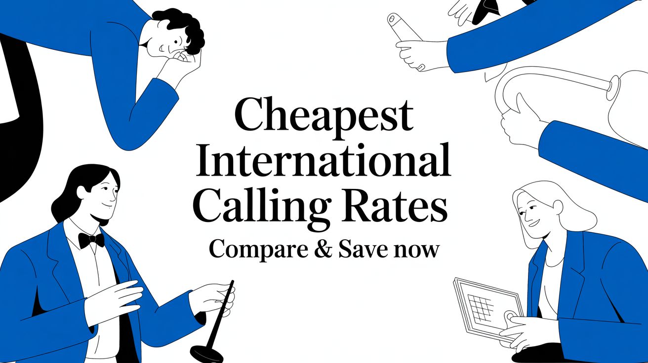 cheapest international calling rates: compare & save now