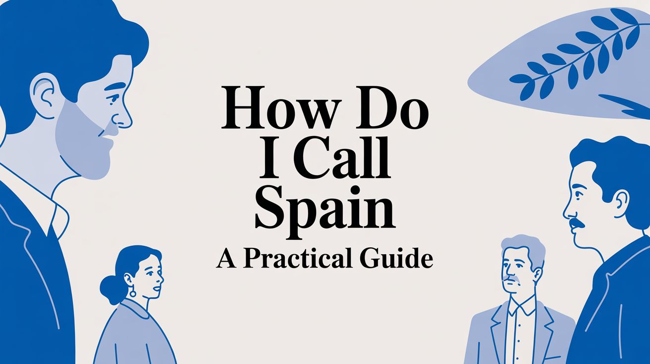 Comment appeler l'Espagne : guide pratique