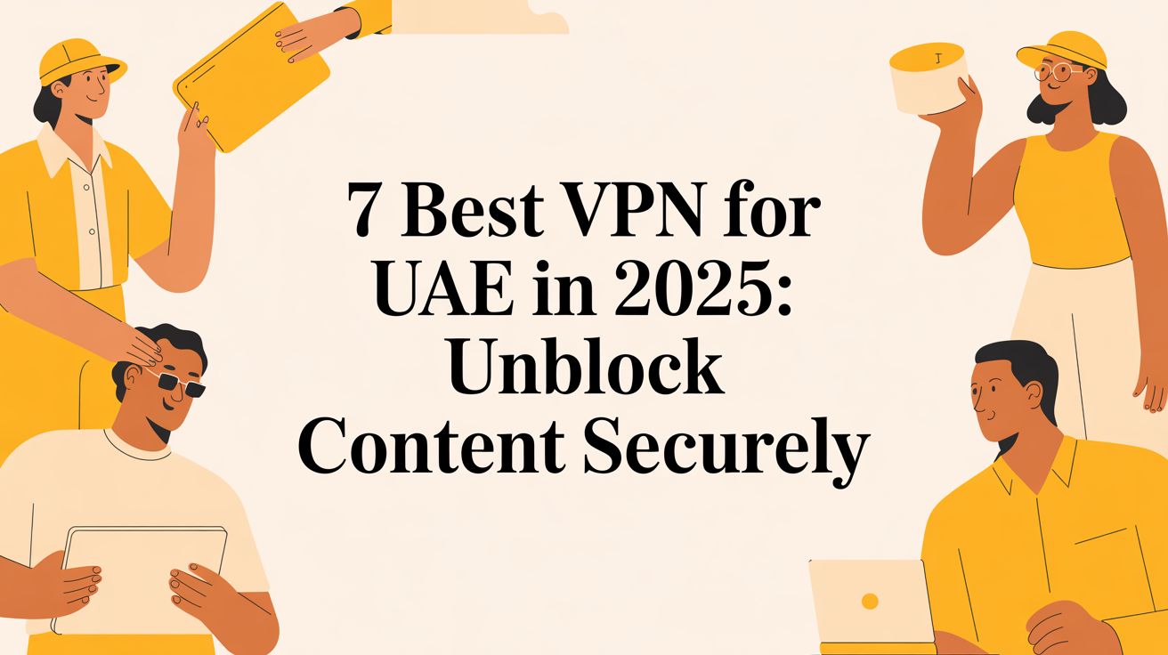 7 Best VPN for UAE in 2025: Unblock Content Securely