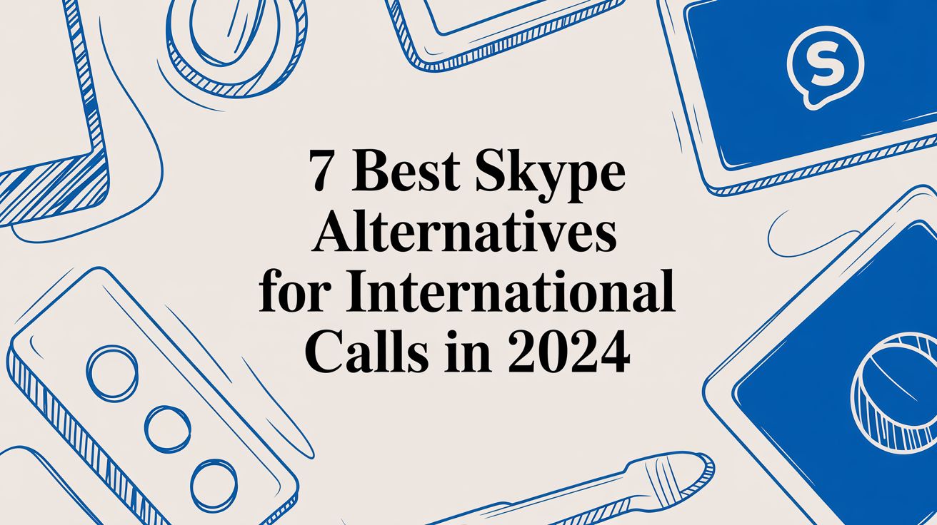 国際通話向け：Skype代替ベスト7