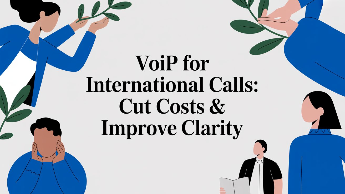 VoIP für internationale Anrufe: Kosten senken & Klang verbessern