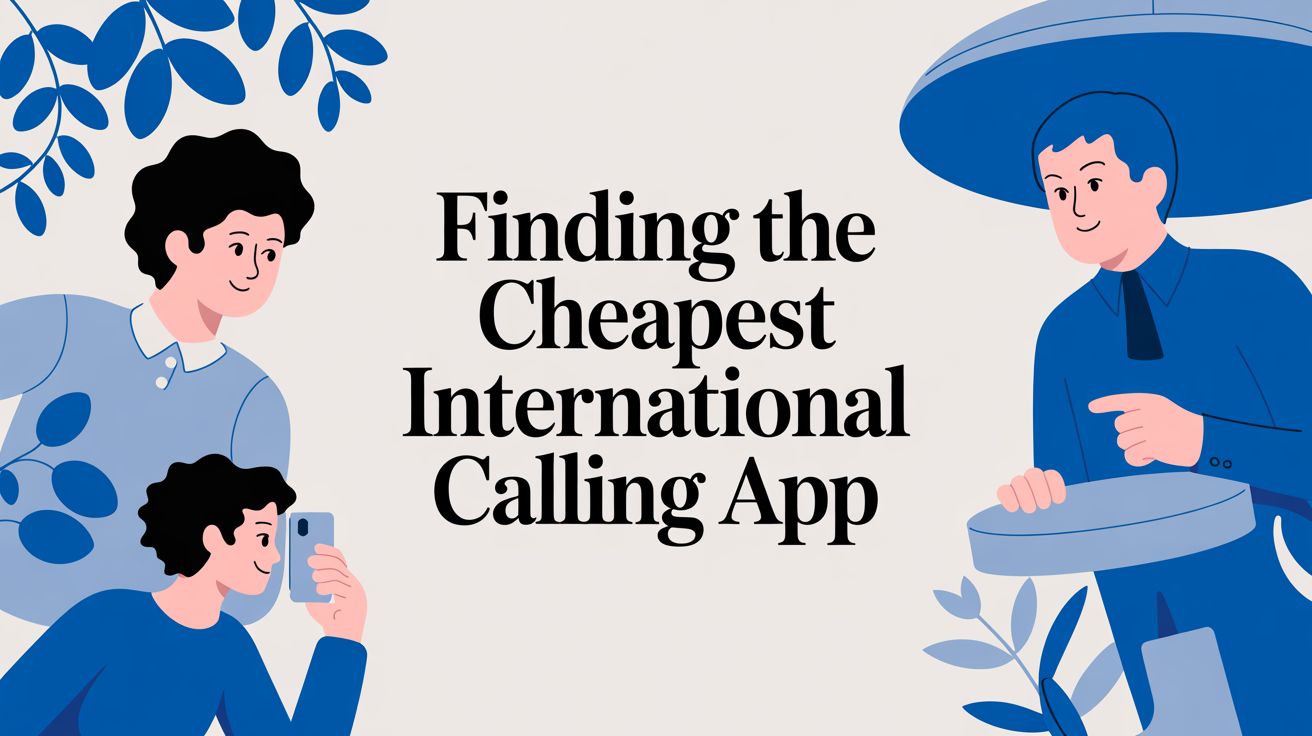 Die günstigste App für Auslandstelefonate finden