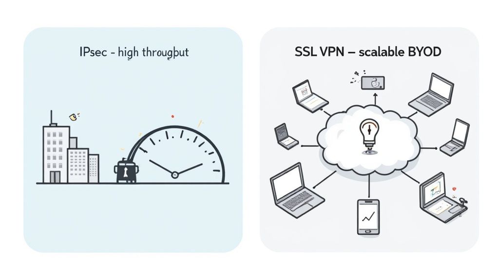 Diagramme illustrant le processus d'échange de clés et le transfert de données dans le protocole TLS.