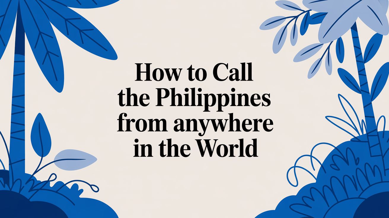 How to Call the Philippines from Anywhere in the World