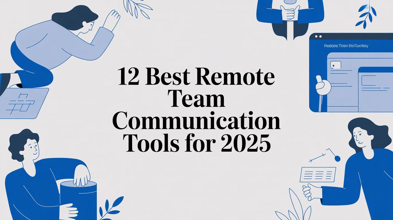 2025年のリモートチーム向けベストコミュニケーションツール12選
