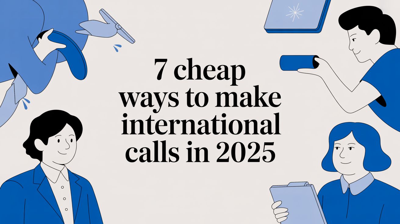 7 günstige Wege, internationale Anrufe zu tätigen 2025