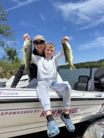 Boerne Bass Club student anglers at a 2026 season tournament