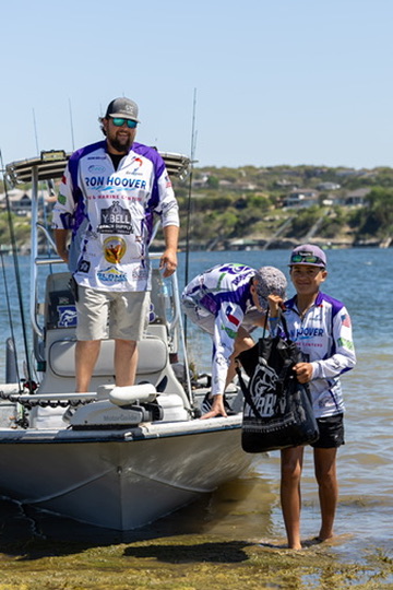 Boerne Bass Club student anglers at a 2026 season tournament