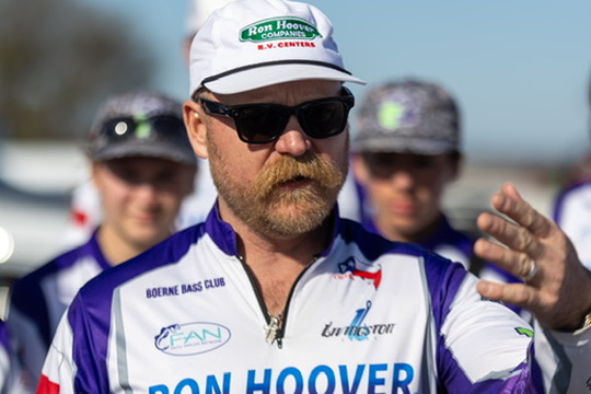 Boerne Bass Club student anglers at a 2026 season tournament