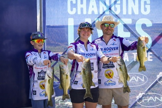 Boerne Bass Club student anglers at a 2026 season tournament