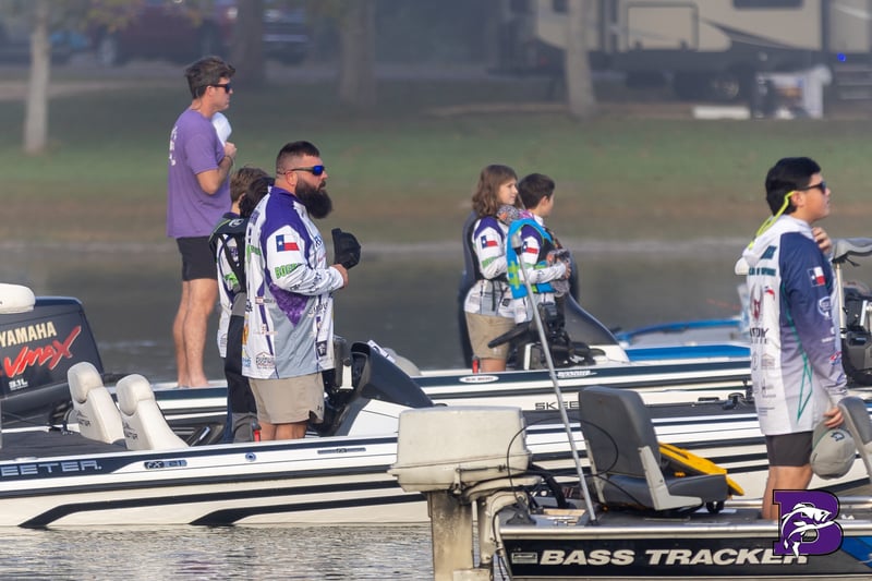 Boerne Bass Club student anglers at a 2026 spring tournament