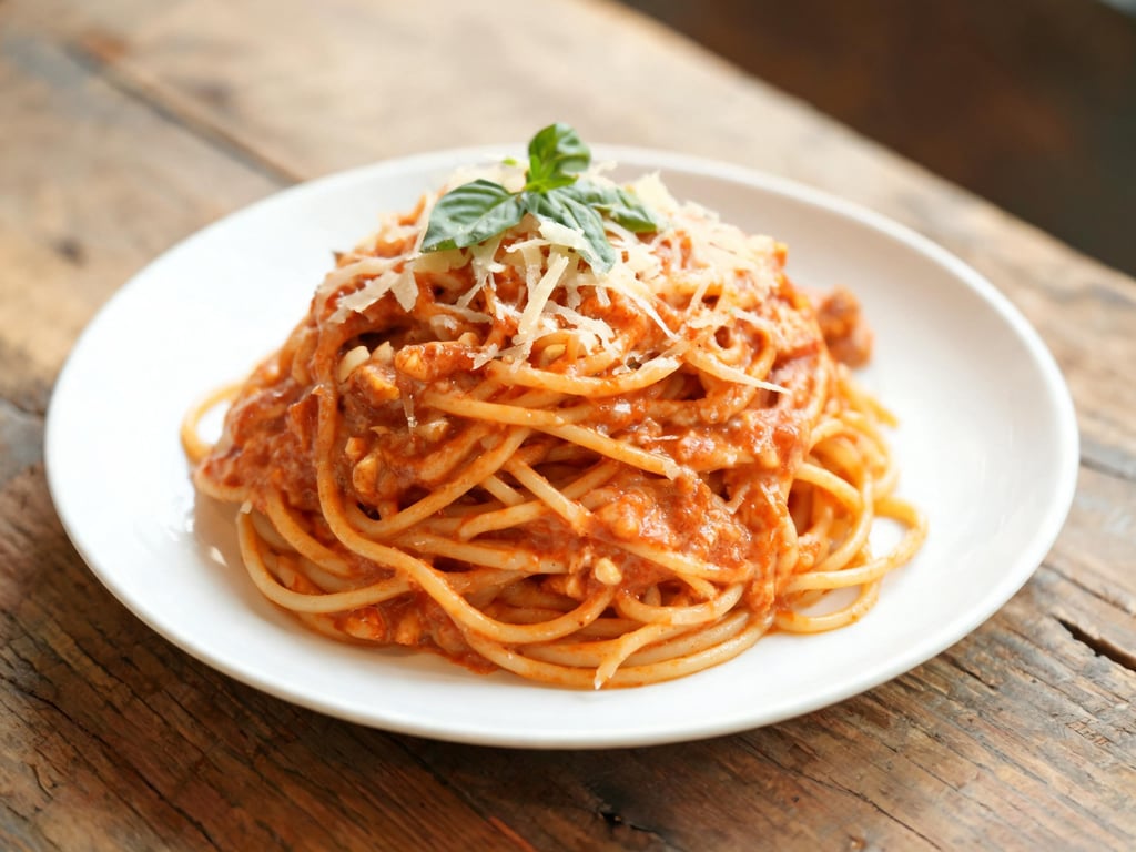Creamy Tomato Spaghetti
