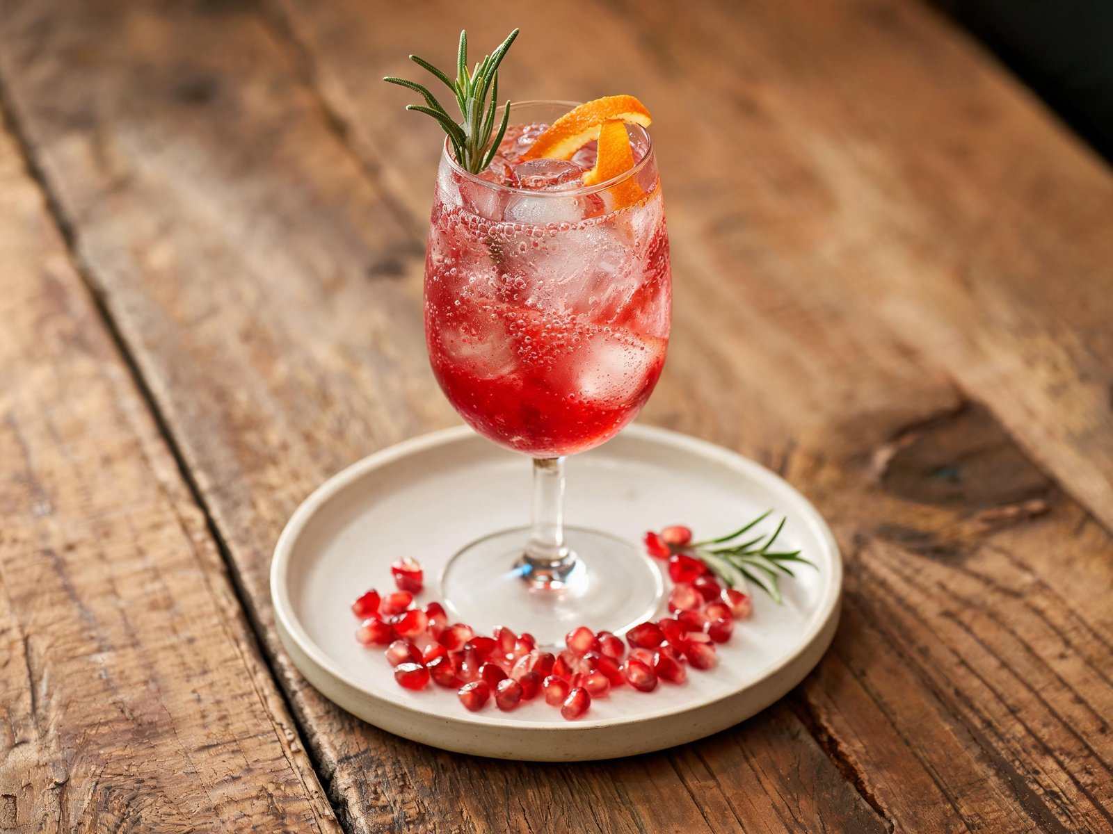 Pomegranate Rosemary Spritz