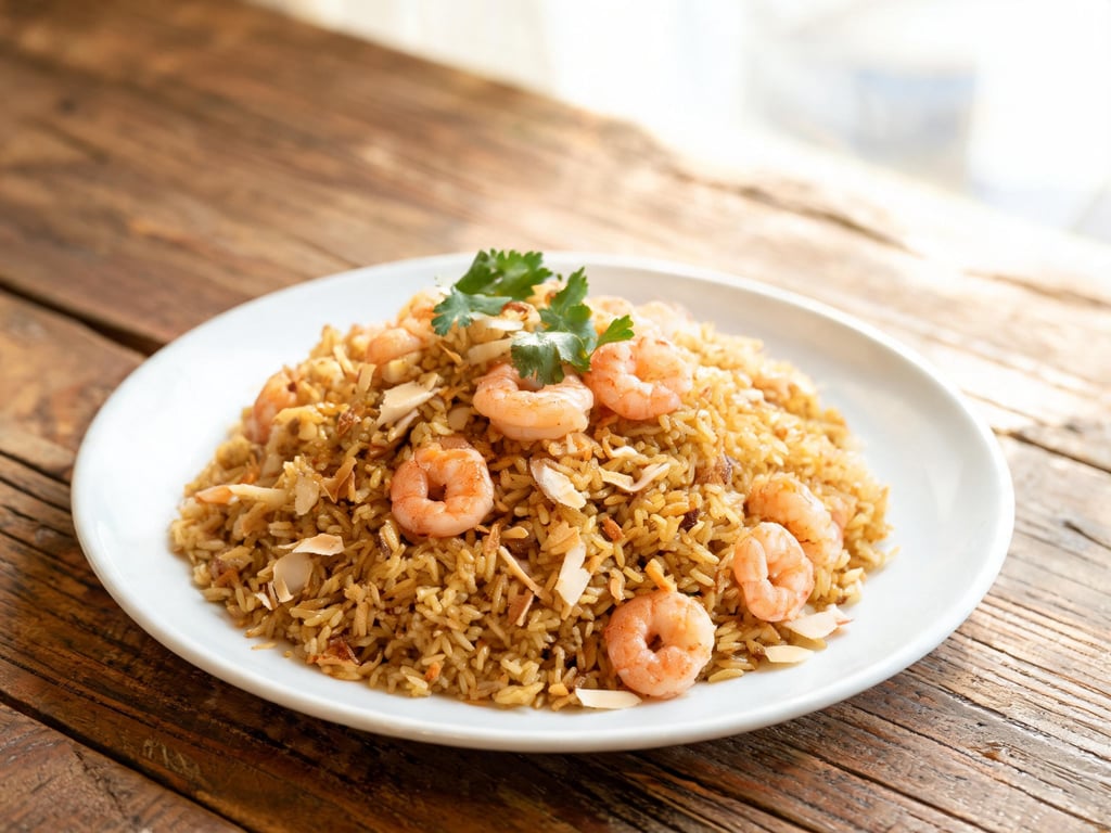 Coconut Shrimp Fried Rice