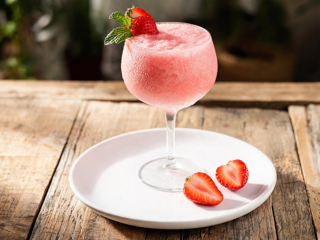 Strawberry Daiquiri Mocktail