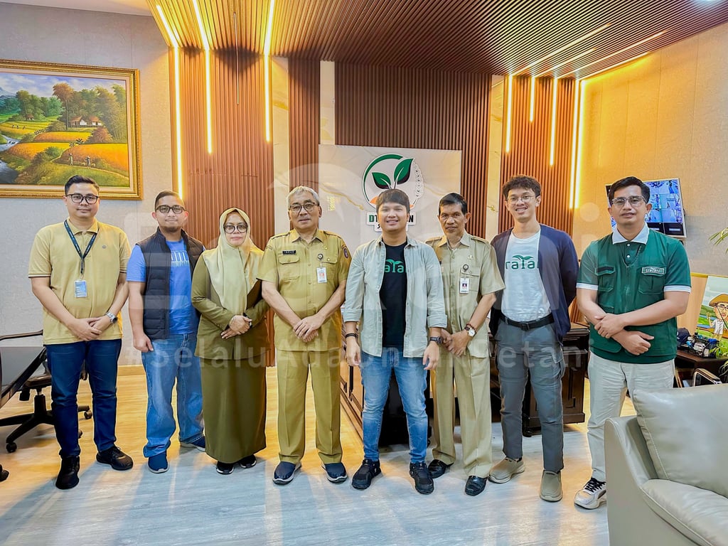 Kunjungan Eratani ke Dinas Tanaman Pangan, Hortikultura, dan Perkebunan Provinsi Sulawesi Selatan.