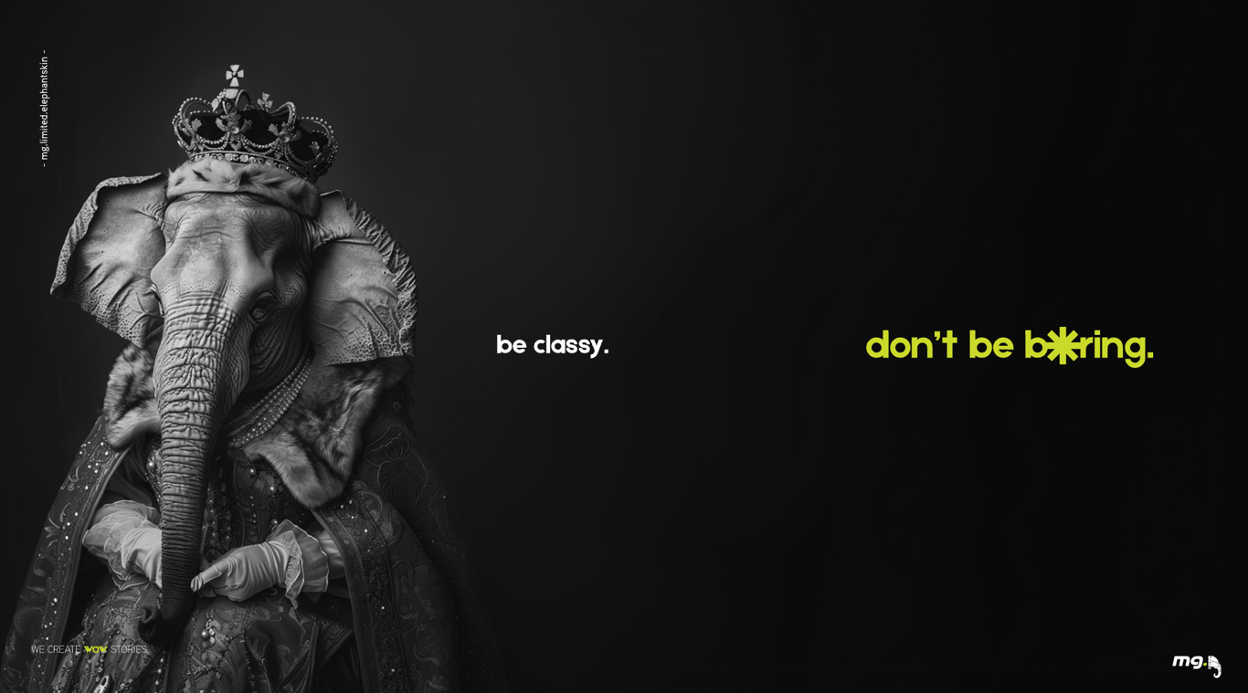 Be classy. Don't be boring.