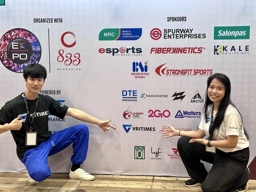 Business Development Specialist Mikaella (right) and Country Manager Ronto (left), at the photo booth of SFE 2025