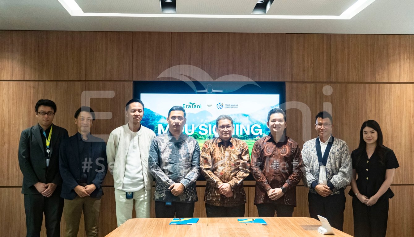 Seremoni penandatanganan kesepakatan kerja sama antara Eratani dan TMI