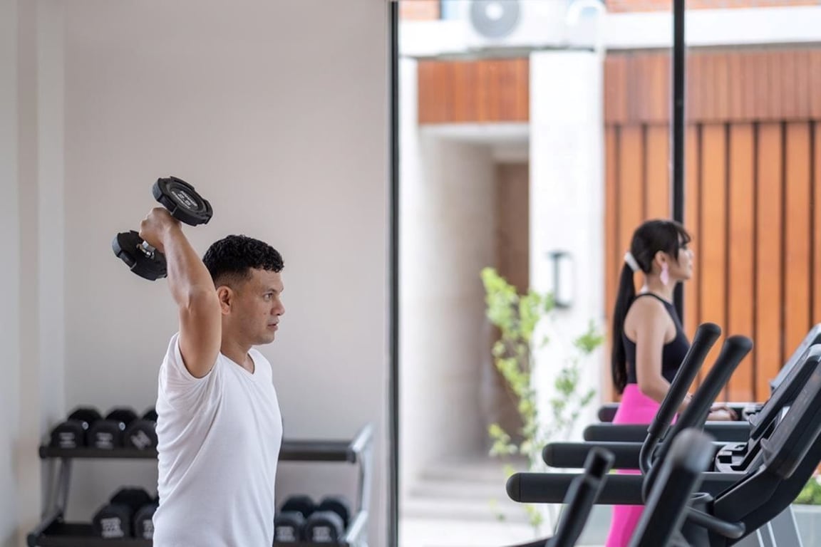 <i>Gym di Marianna Resort & Convention Tuktuk Samosir</i>