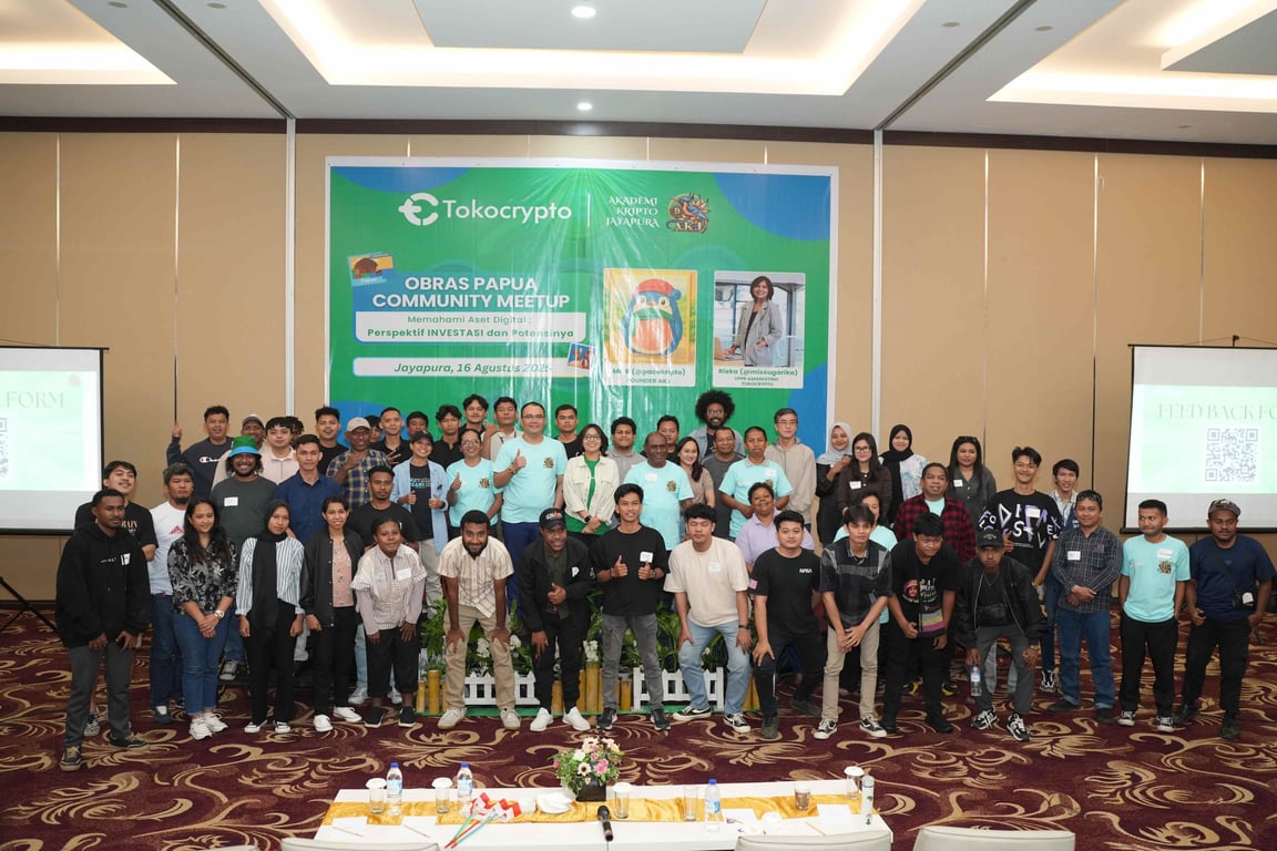 Tokocrypto OBRAS (Obrolan Komunitas) di Jayapura Papua pada 16 Agustus 2025. Sumber: Tokocrypto.