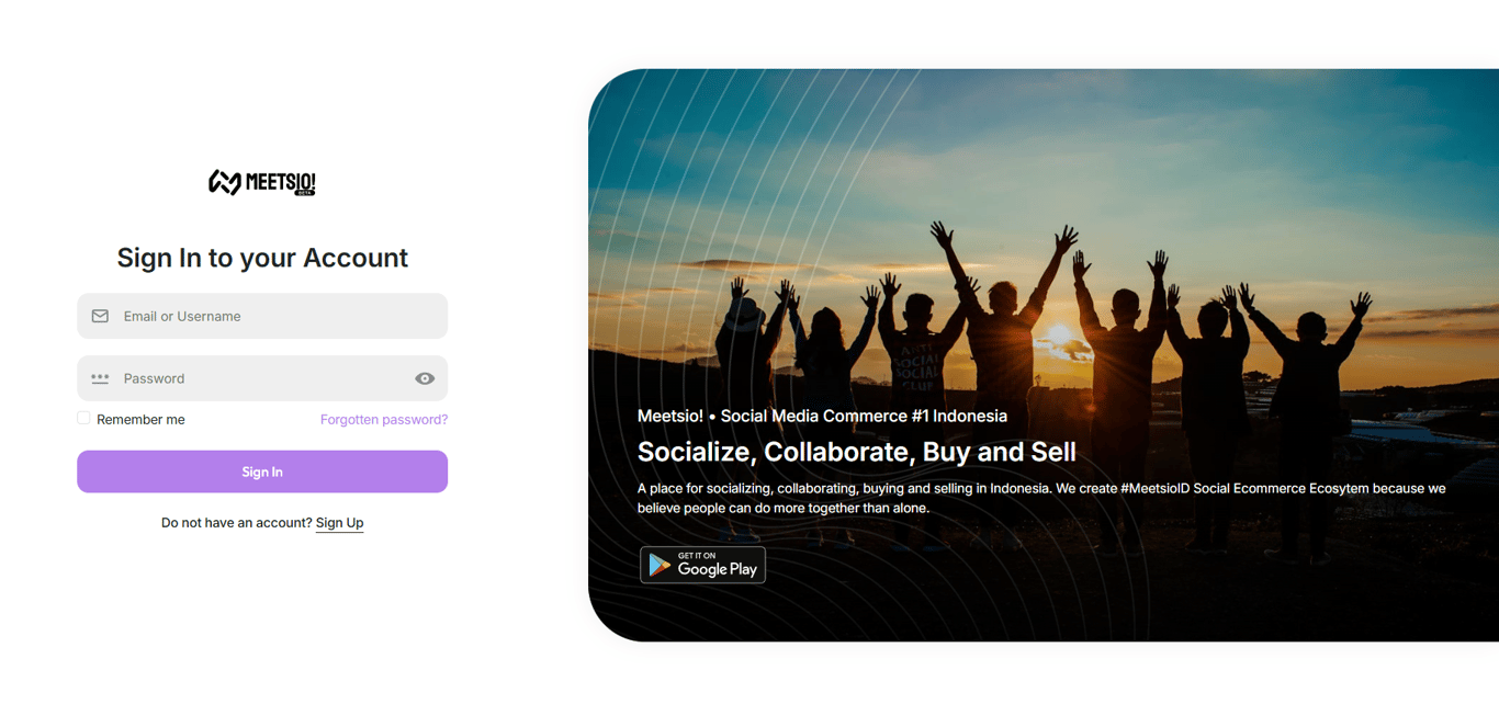 Social Media Commerce #1 Indonesia, Meetsio.id