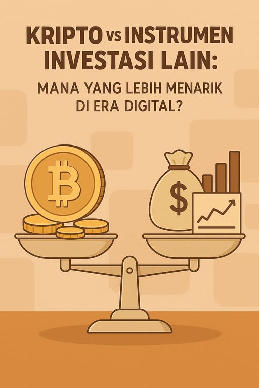 Kripto vs Instrumen Investasi lain : Mana yang lebih menarik di Era Digital?