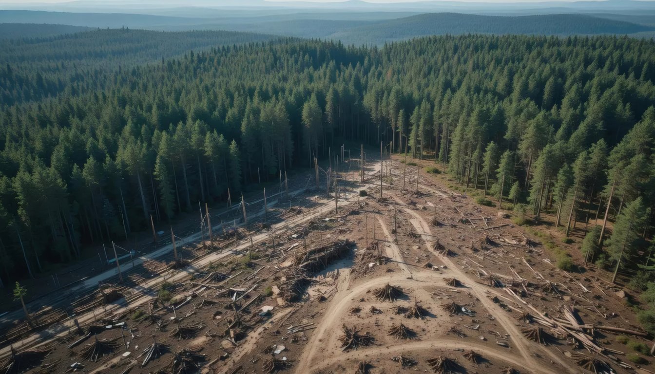 Deforestasi berkontribusi pada meningkatnya Gas Rumah Kaca