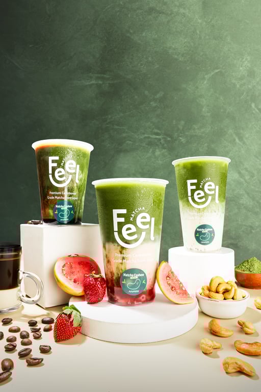 Matcha Cashew Series: Hasil kolaborasi Arummi Foods dan Feel Matcha