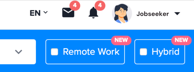 Logged in as Jobseeker