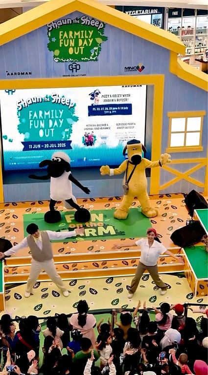 Keseruan bersama Shaun & Bitzer di GGP 