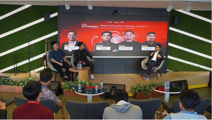 Sesi panel diskusi AI Connect: Skillset Penting untuk Pekerjaan di Era AI