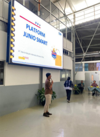 Fiero Hutomo Lubis, selaku Manajer BRI Branch Office Gunung Sahari