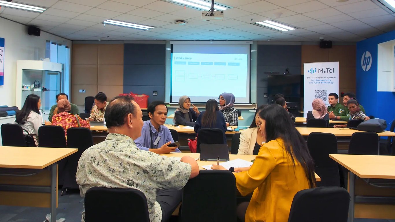 Suasana Focus Group Discussion dalam workshop MiiTel Connect