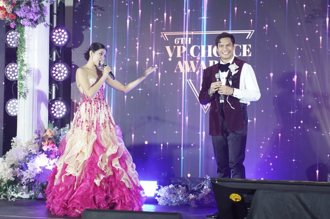 Joy Barcoma and Wize Estabillo - 6th VP Choice Awards Night Hosts.