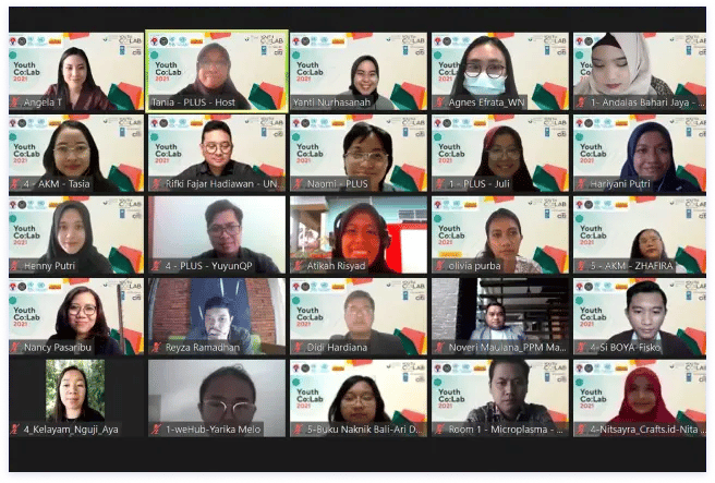 Arfiana Maulina dan Agnes Efrata mewakili WateryNation dalam Youth Co:Lab Indonesia 2021 (Sumber: Dok. Pribadi/Arfiana Maulina)